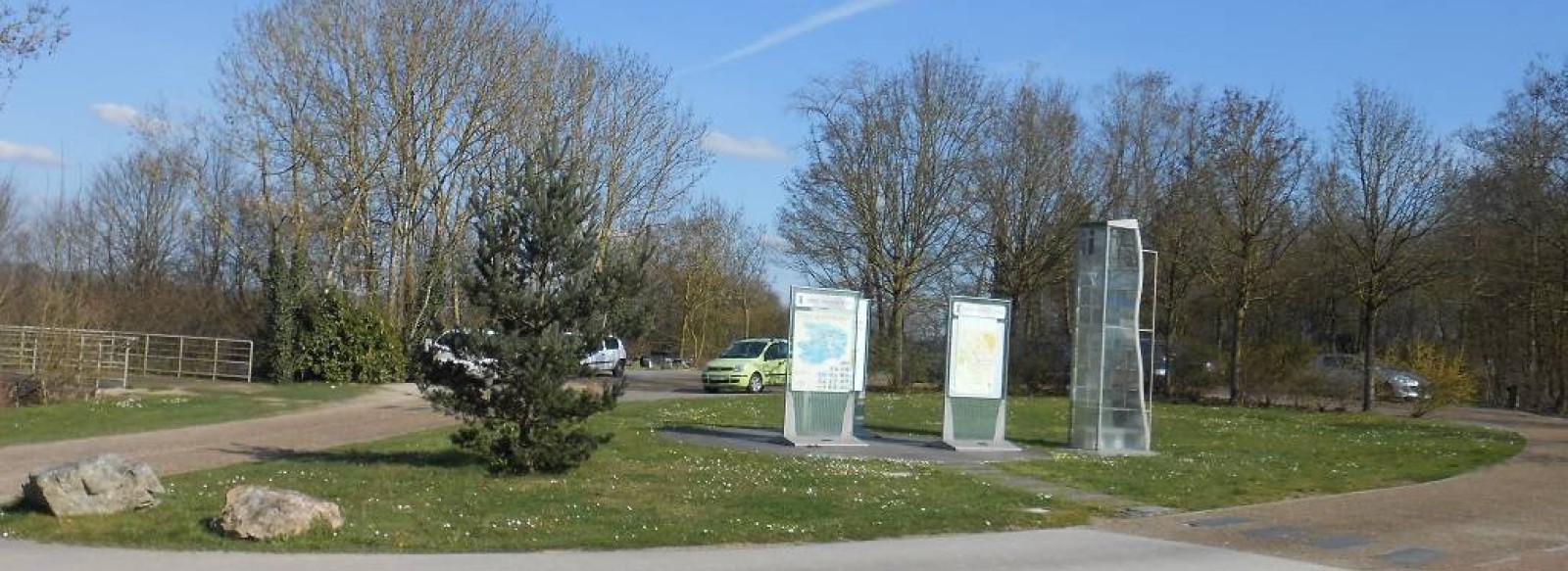 Aire du rond-point de l'Europe a Segre