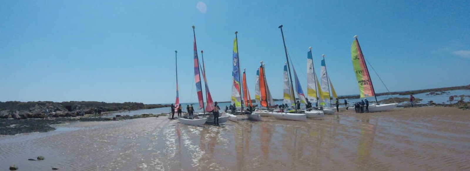 COURS D'OPTIMIST- ECOLE DE VOILE DE LA NORMANDELIERE