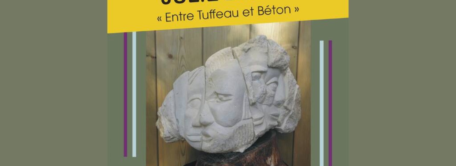 Exposition "Entre truffeau et beton " de J. Breda sculpture