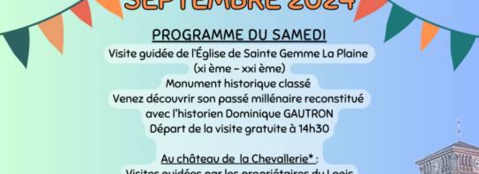 Journees du Patrimoine, Visite guidee de l'Eglise