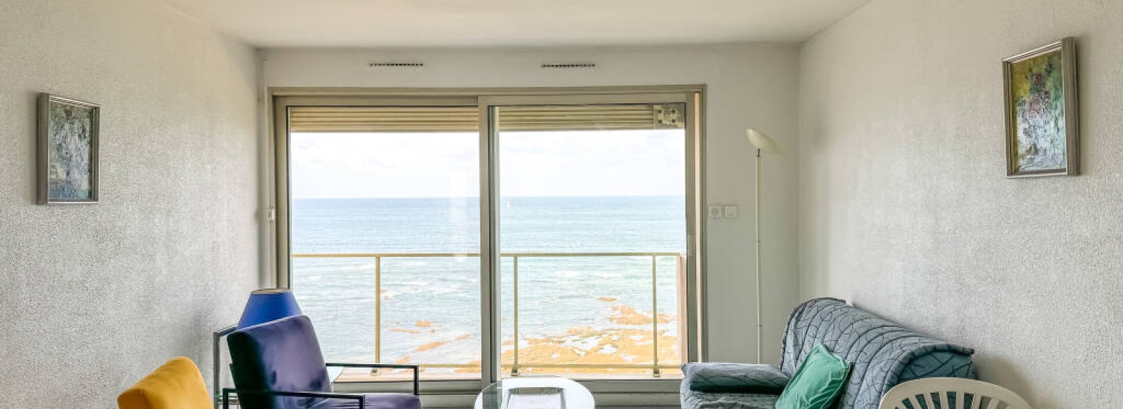 Appartement avec une superbe vue sur la plage des Sables d'Olonne.