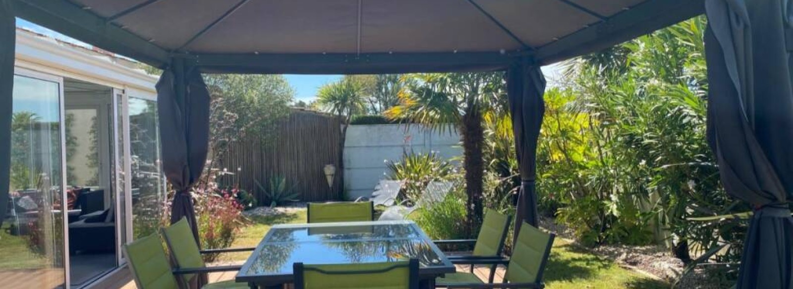 Maison de vacances 4*** avec veranda et jardin paysage dans le quartier de la Pironniere aux Sables d'Olonne en Vendee